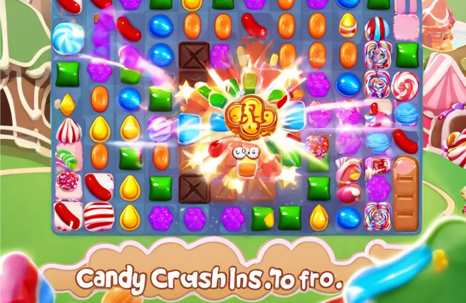 Candy Crush Saga game intro image